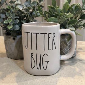 rae dunn jitter bug mug